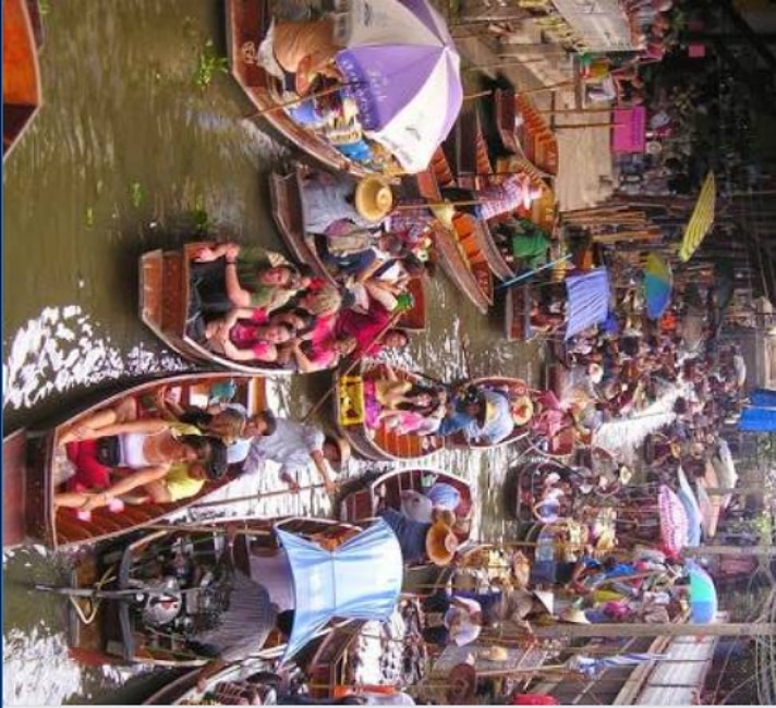 Floating market at Bangkok