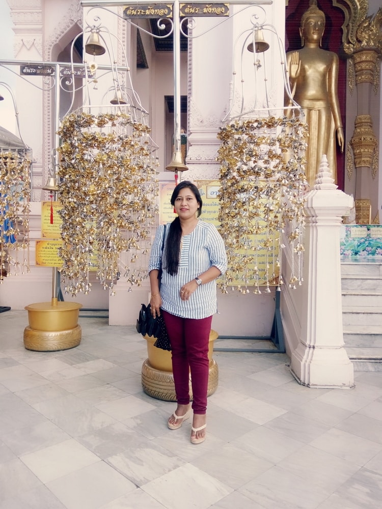 In front of Temple at Bangkok