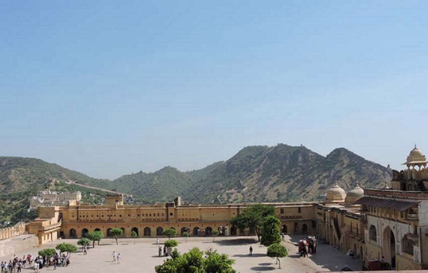 Jaleb chowk The Main Courtyard Amber Fort in Jaipur, Rajasthan