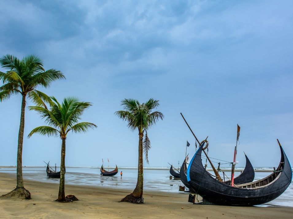 Cox's Bazar Sea Beach In Bangladesh