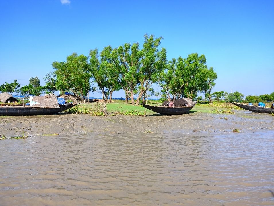 An attractive place in Sundarbans is a Hiron Point, tourist spot in Bangladesh